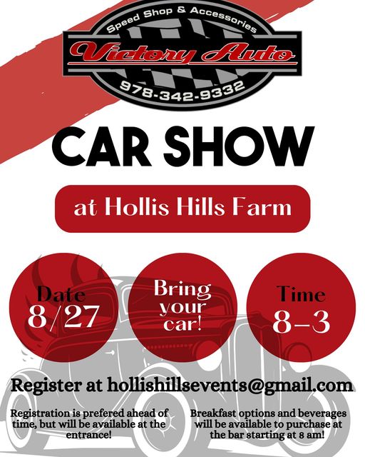 Car Show Hollis Hills Farm