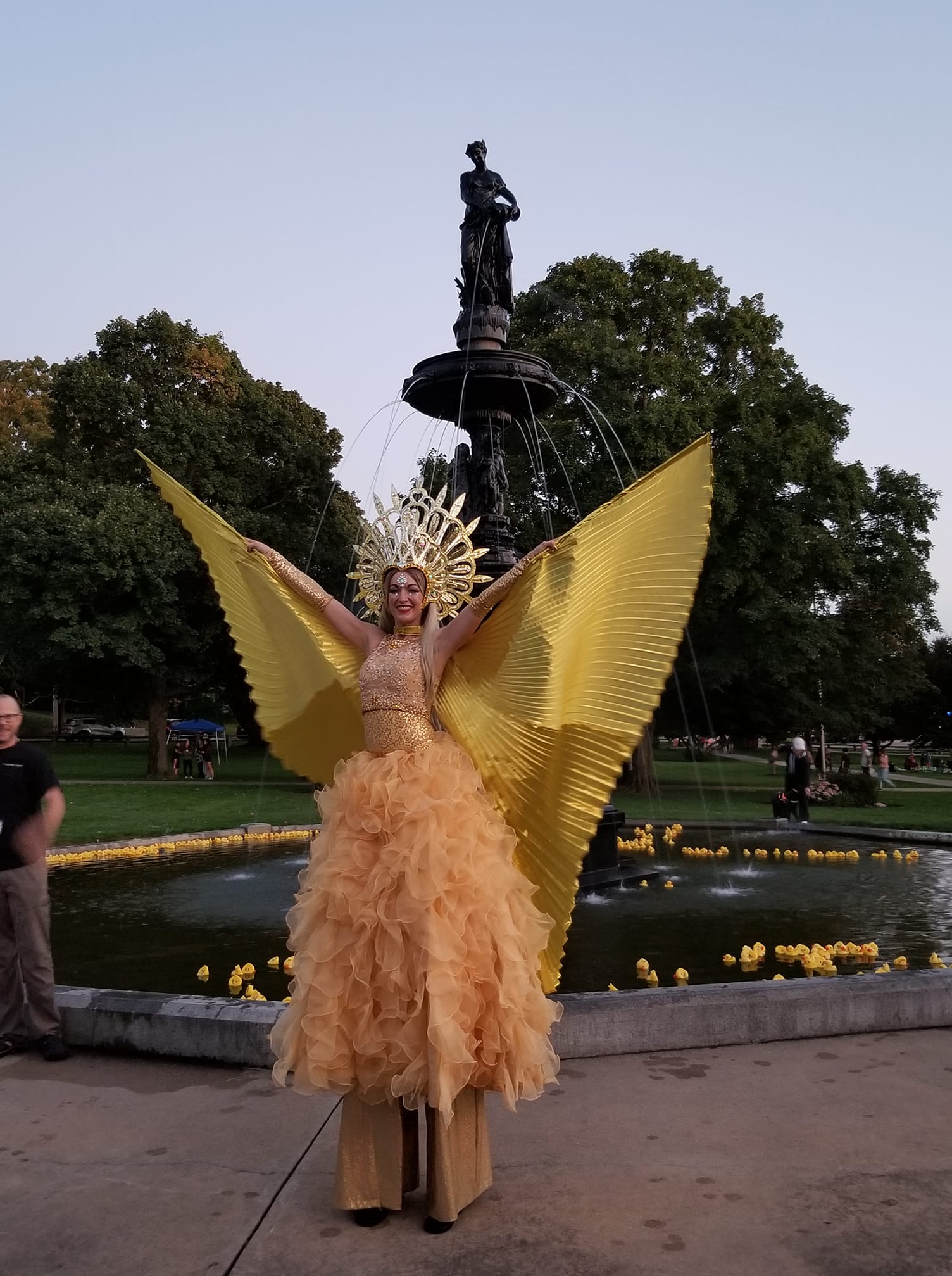 The Gold Queen at Clinton Olde Home Days