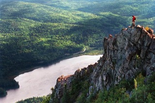 The IAT passes over Mount Sagamook, overlooking Nictau Lake in Mount Carleton Provincial Park in New Brunswick. Photo by Gregory Rec of the Portland Press Herald